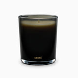 Smoke Handblown Refillable Candle
