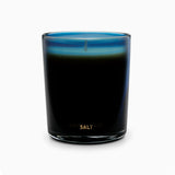 "Salt" - Bougie en verre soufflé main rechargeable