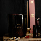 ローズ・ウィズ・インセクト ダブルウィック・ハンドブロー・キャンドル