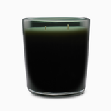 "Fern" - Grande bougie "Double Wick" en verre soufflé