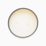 Moss Double Wick Handblown Candle