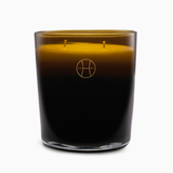 Moss Double Wick Handblown Candle