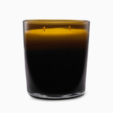 Moss Double Wick Handblown Candle