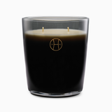 Charcoal Double Wick Handblown Candle